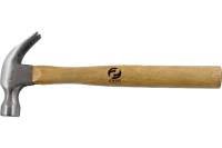 Молоток-гвоздодер CNIC 300 г. с деревянной эргономической ручкой HL0069 36328