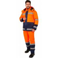 Зимний костюм ФАКЕЛ Дорожник оранжевый/темно-синий, размер 56-58, 170-176 87470081.007