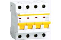 Автоматический модульный выключатель IEK 4п C 63А ВА 47-29 4.5кА ИЭК MVA20-4-063-C