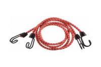 Крепежный шнур STAYER резиновый 60 см c двойным стальным крюком 2 шт 40506-060