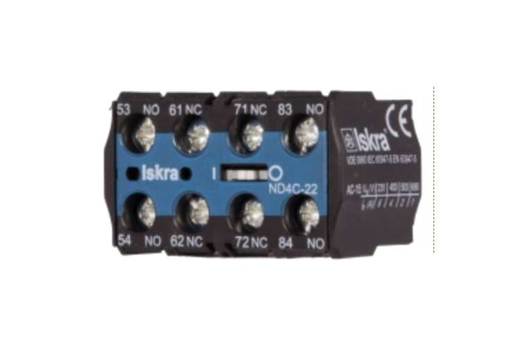 Блок-контакт Iskra для миниконтакторов ND4M-22 УТ-00015155