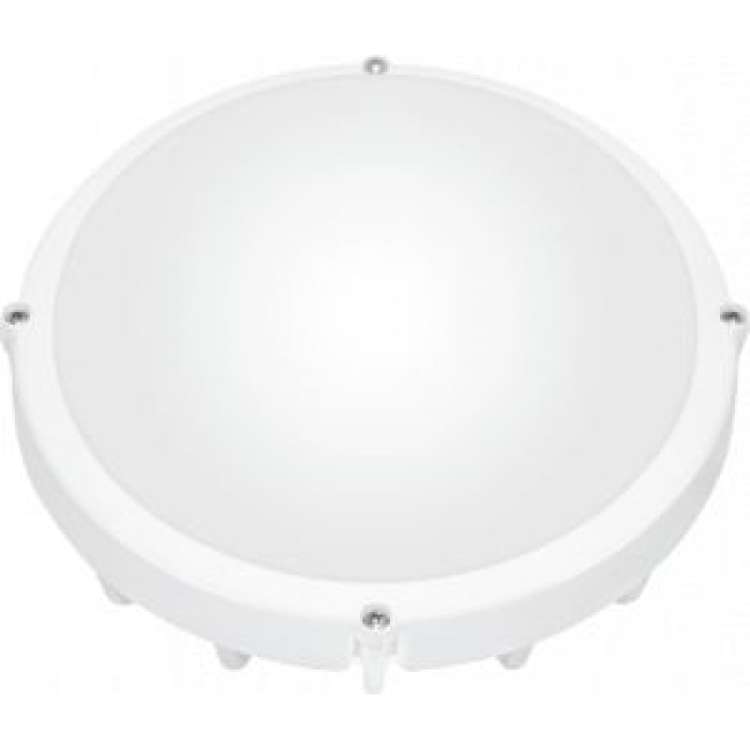 Влагозащищенный светильник Navigator 94 827 NBL-R1-8-4K-WH-IP65-LED НПП 1301 белый круг 94827