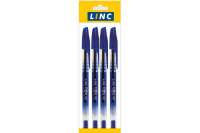 Набор шариковых ручек LINC OFFIX 1 мм 4 шт синий 1500FW/blue/4