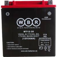 Мото аккумулятор WBR MT12-30 WBR