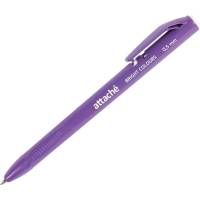 Автоматическая шариковая ручка Attache Bright colors фиолетовый корпус, синяя 30 шт в упаковке 1411689