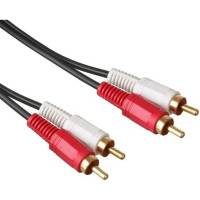 Аудио кабель ExeGate EX-CCA-2R2R-2.0 2xRCA 2xRCA, 2м, позолоченные контакты 254083