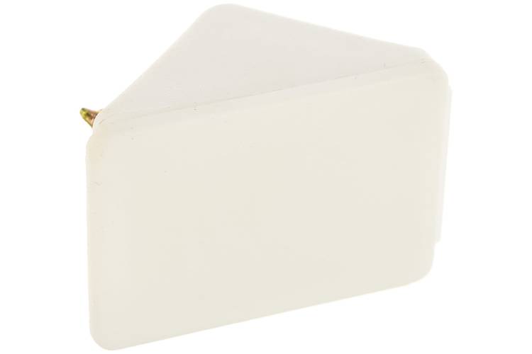 Мебельный уголок с шурупом Зубр цвет белый, 4,0x15мм, ТФ6, 4шт 4-308256-3