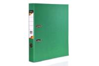 Папка-регистратор INFORMAT 55 мм, зеленая, металлическая окантовка, собранная OP9050G