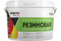 Акриловая резиновая краска FARBITEX ПРОФИ (серый 7040; 26 кг) 4300009299