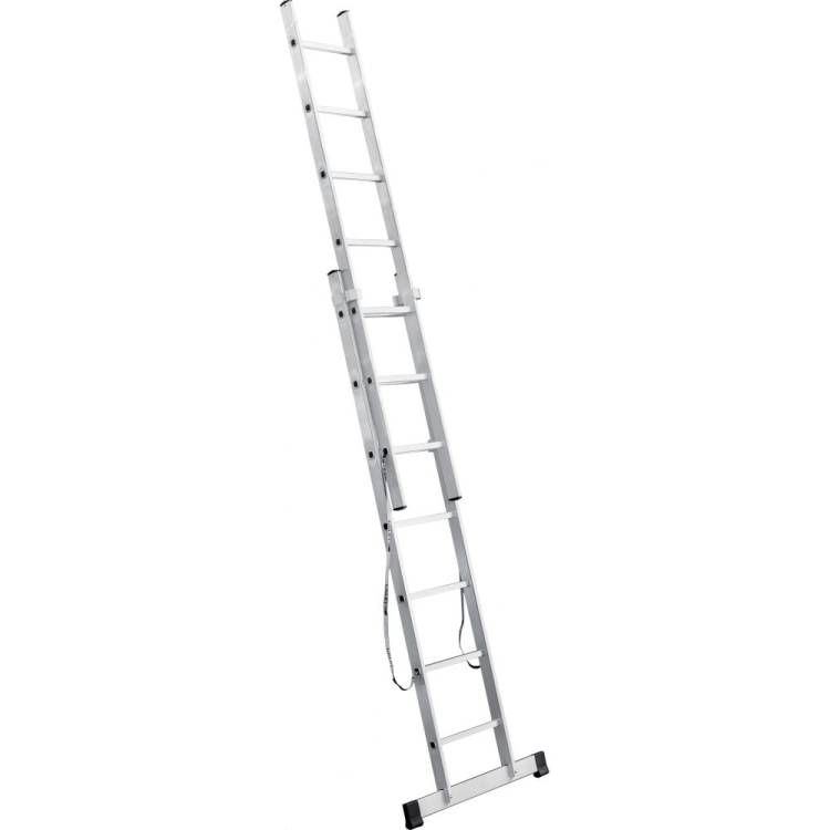 Алюминиевая 2-секционная лестница UFUK 2х7 ступеней 411207