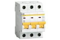 Автоматический модульный выключатель IEK 3п B 10А ВА 47-29 4.5кА ИЭК MVA20-3-010-B