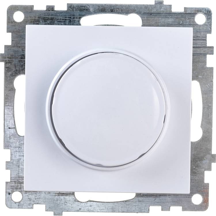 Диммирующий выключатель STEKKER механизм, GLS10-7106-01, 250V, 500W, серия Катрин, белый 39307