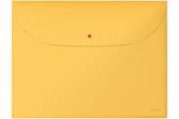 Папка-конверт LEITZ Cosy soft touch с 2-мя карманами, 3 шт в упаковке, желтый 47090019