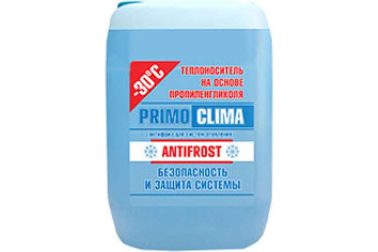 Теплоноситель Пропиленгликоль -30C, 50 кг, бочка, цвет синий Primoclima Antifrost РА-30C 50