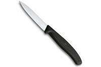 Нож для очистки овощей Victorinox лезвие 8 см, черный, 6.7603