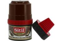Крем-блеск для обуви Sitil Shoe Polish темно-коричневый 60 мл 101.02 SKB