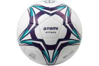 Футбольный мяч ATEMI ATTACK бел/син/гол., р.5, Thermo mould б/швов 00000136423