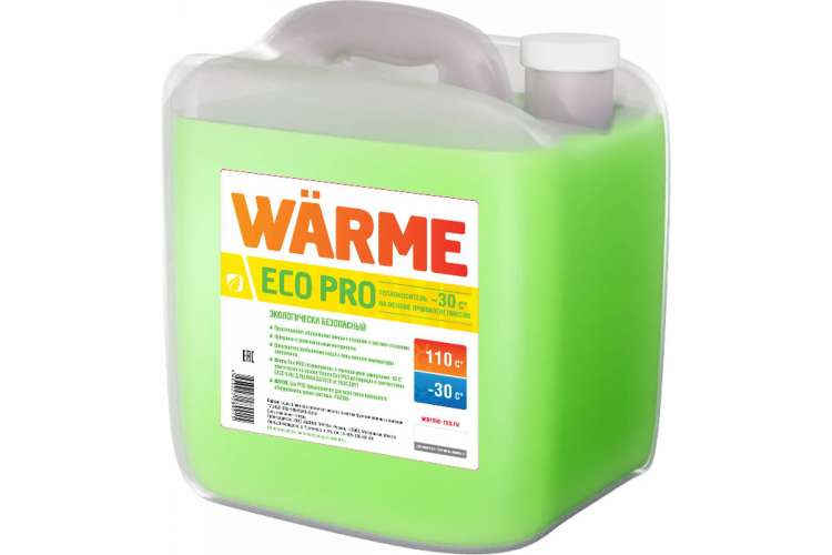 Теплоноситель-антифриз Warme Эко Про 30 10 кг ECOPRO30.10