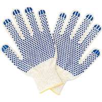 Трикотажные перчатки с ПВХ ПРОМПЕРЧАТКИ 5 нитей, 10 класс, белые, 5 пар ПП-27000/5