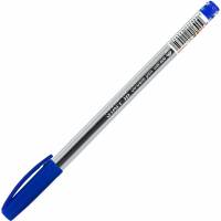Масляная шариковая ручка STAFF Basic OBP-306, синяя, игольчатый узел 0.7 мм, линия 0.35 мм 143009