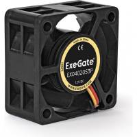 Вентилятор ExeGate EX04020S3P, 40x40x20 мм, Sleeve bearing подшипник скольжения, 3pin, 5500RPM 281211