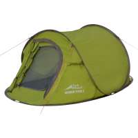 Двухместная палатка JUNGLE CAMP Moment Plus 2, зеленая 70802
