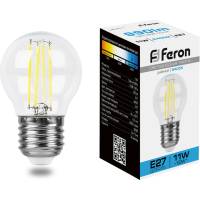 Светодиодная лампа FERON LB-511 Шарик E27 11W 6400K, 38226
