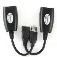Удлинитель Cablexpert USB 2.0, по витой паре, UAE-30M, USB AM-AF/RJ45Fx2