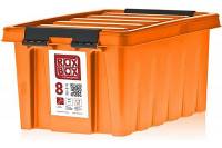 Контейнер с крышкой Rox Box 8 л, оранжевый 008-00.12