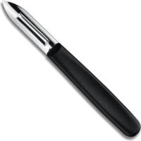 Нож для очистки картофеля Victorinox 2 режущих стороны, черный, 5.0203