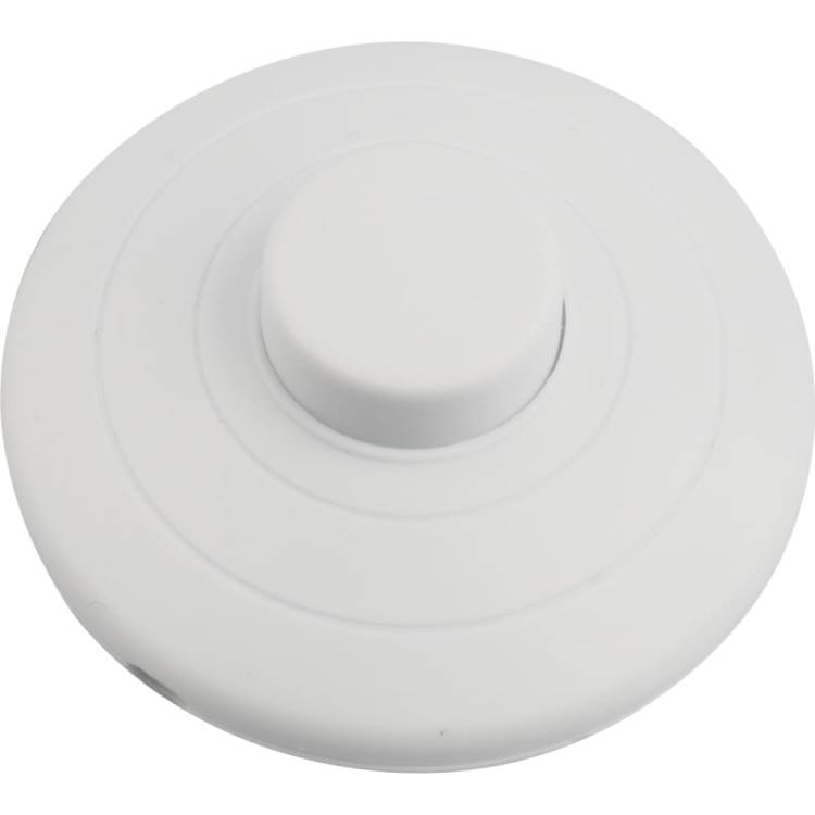 Напольный выключатель кнопка REXANT 250V 2А ON-OFF белый 36-3015