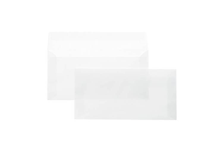 Почтовый конверт INFORMAT Е65 офсет 110x220 стрип чистый 80 г/м2 белый 100 шт в упаковке EPE65S00CL/100