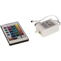Инфракрасный RGB-контроллер SWG LED 6А 72W 12V/24V24к, IR-RGB-24-6A 00000000932