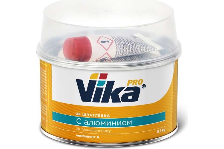 Шпатлевка VIKA PRO с алюминием, 0.5 кг О01985
