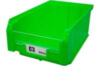Ящик СТАРКИТ пластиковый, 9,4л, зеленый C3-G-2
