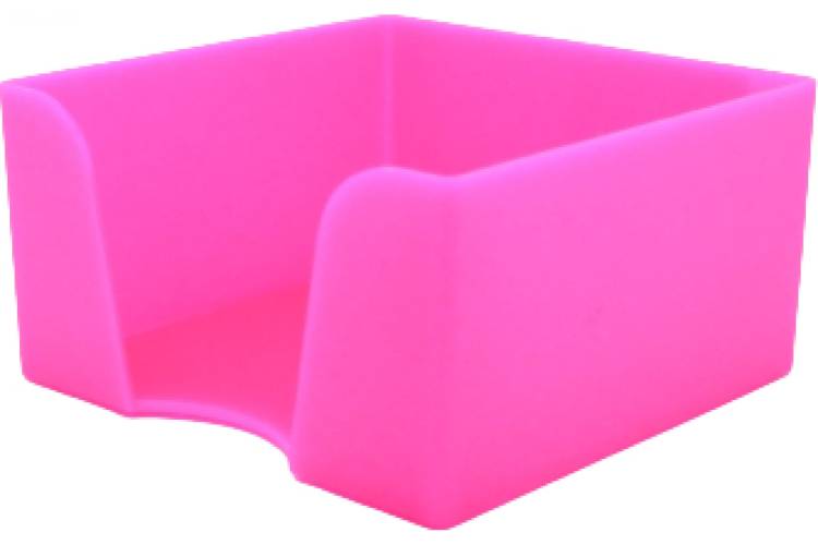 Пластбокс для бумажного блока ОСКОЛПЛАСТ 9х9х5 см, розовый 995-11