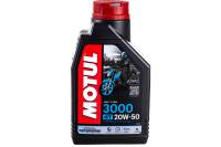 Моторное масло для мотоциклов 3000 4T SAE 20W50 1 л MOTUL 107318