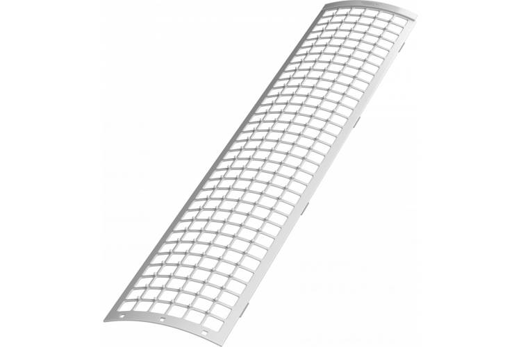 Защитная ПВХ решетка желоба Технониколь 0.6 м, белая TN386161