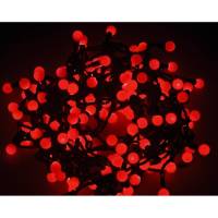 Гирлянда Neon-Night Мультишарики, диаметр 17,5 мм, 20м, 200 LED, Красные, черный ПВХ 303-502