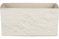 Кашпо Scheurich 470 Cream Stone керамика, прямоугольное, 25 см, кремовое 059071