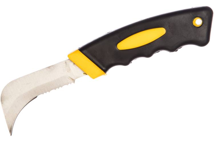 Нож для напольных покрытий FIT IT нерж.сталь, прорезиненная ручка 10630