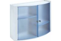 Шкафчик для ванной PRIMANOVA 32х43х17 см, прозрачно-голубой, M-08423