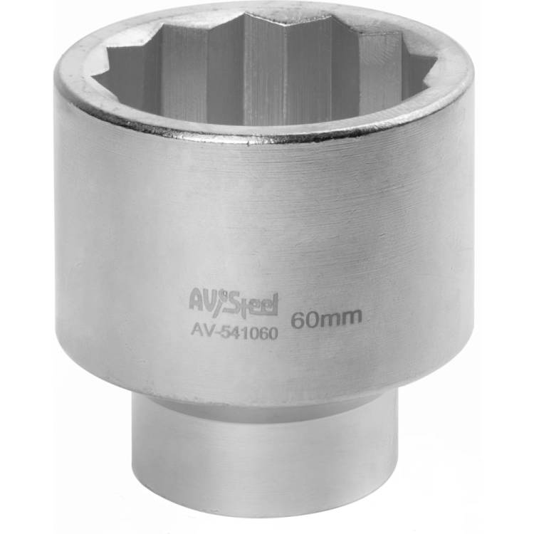 Головка двенадцатигранная (60 мм; 1"DR) AV Steel AV-541060