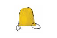 Прочная сумка для обуви на шнурке BRAUBERG, желтая, 42x33 см, 227142