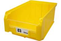 Ящик СТАРКИТ пластиковый, 9,4л, желтый C3-Y-2