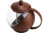 Заварочный чайник КОШКИН ДОМ пластик, стекло, сито из нержавеющей стали, 500 мл, 3 цвета 50-00-050