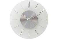 Настенные часы Apeyron круглые, цвет корпуса белый стекло GL200922