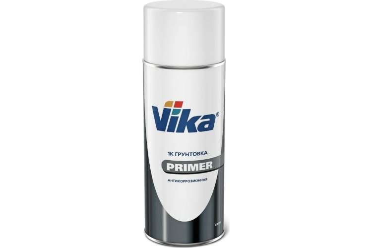 Алкидная грунтовка-праймер VIKA Primer аэрозоль, белая, 520 мл О00521