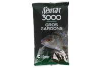 Прикормка SENSAS 3000 GROS GARDONS Noir 1 кг 00232
