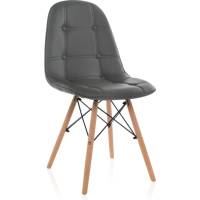 Деревянный стул Woodville kvadro серый 11733